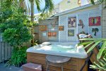 Private 6 person Hot Springs spa on rear deck